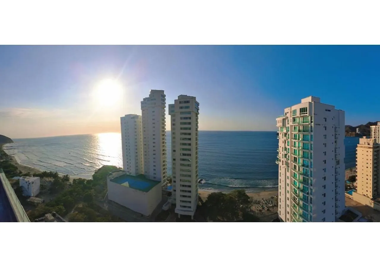Apartamento 8 Vista Al Mar, Playa Rodadero, Santa Marta Colombia