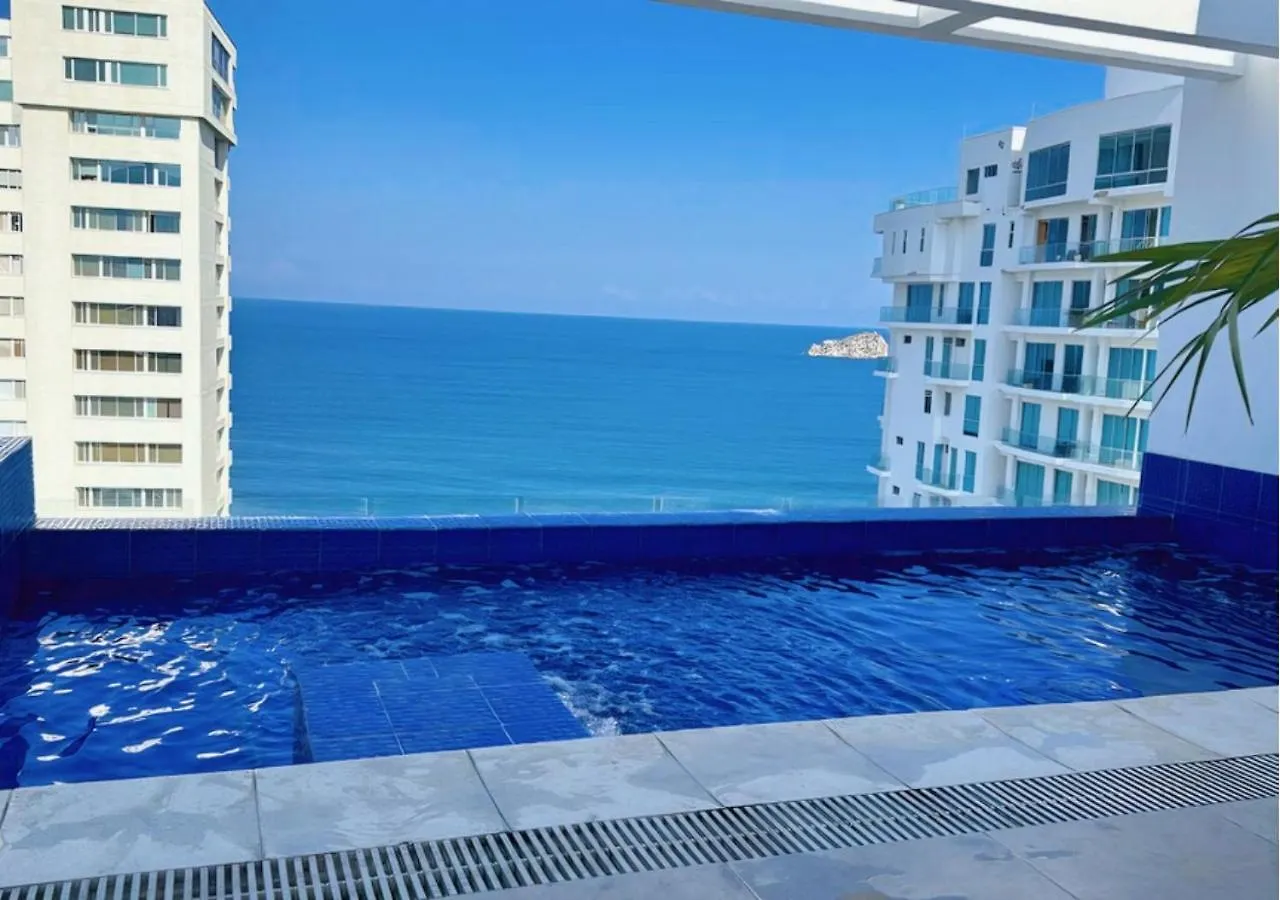 Apartamento 8 Vista Al Mar, Playa Rodadero, Santa Marta 0*, Santa Marta (Magdalena)